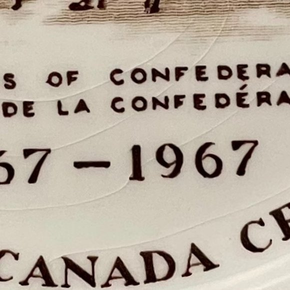 Vintage Canada Centennial 1967 Plate by Wood & Sons - Picture 5 of 5